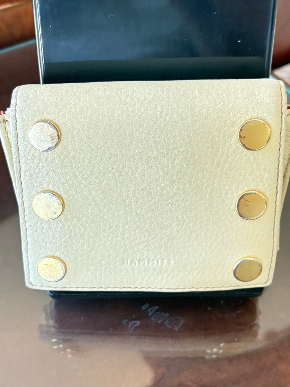 Hammitt | Leather Wallet Dawn Gold Studs - Picture 2 of 7